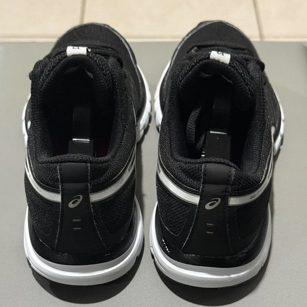 Asics Gel-Zaraca 4 Women's Running Shoes Black White T5K8N Size 6